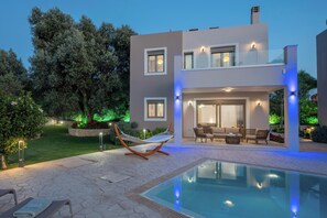 A heated pool - Villa Ag. Georgios – Seaview Palm Retreat (Rethymno)