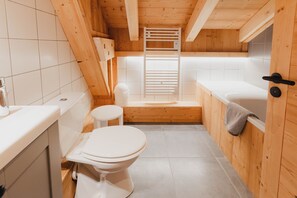 Shower, towels, toilet paper - Rustic chalet in the charming mountain resort of Montgenèvre (Montgenèvre)