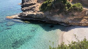 On the beach