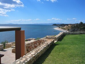 Terrace/patio - Villa Brio complex_Villa 4:Your Balcony on the Ionian Sea! Direct access to sea! (Skala)