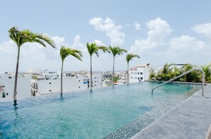 Outdoor pool, pool loungers - New Eco-chic Loft by Trip Advantages (Playa del Carmen)