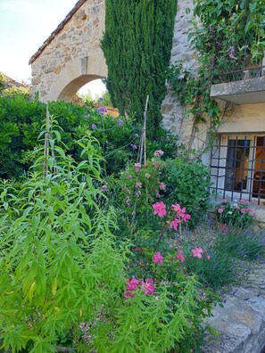 Exterior detail - Mas de la Chapelle ~ Stone Maison de Maitre with a Heated Private Pool (Garrigues-Sainte-Eulalie)