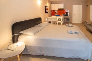 1 Schlafzimmer, kostenloses WLAN, Bettwäsche