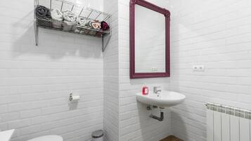 Hair dryer, soap
