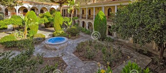 A charming villa set in beautiful gardens with sea & mountain views 