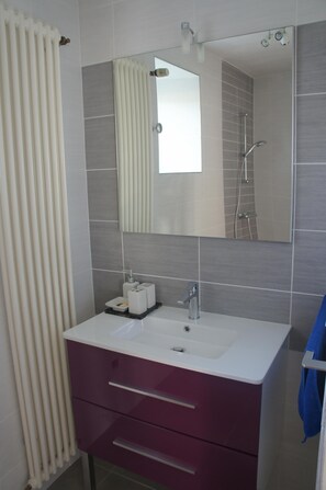 Bathtub, hair dryer, towels, toilet paper - Country Cottage / Gite - SAINT GOUENO (Le Mené)