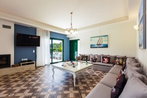 智能電視、壁爐、電子遊戲、DVD 播放機