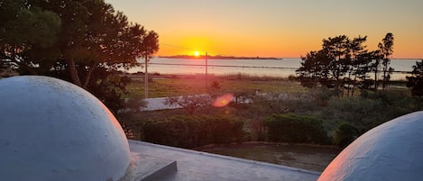 Blick von der Unterkunft