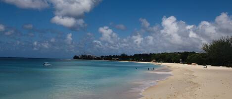 Sun loungers, beach towels