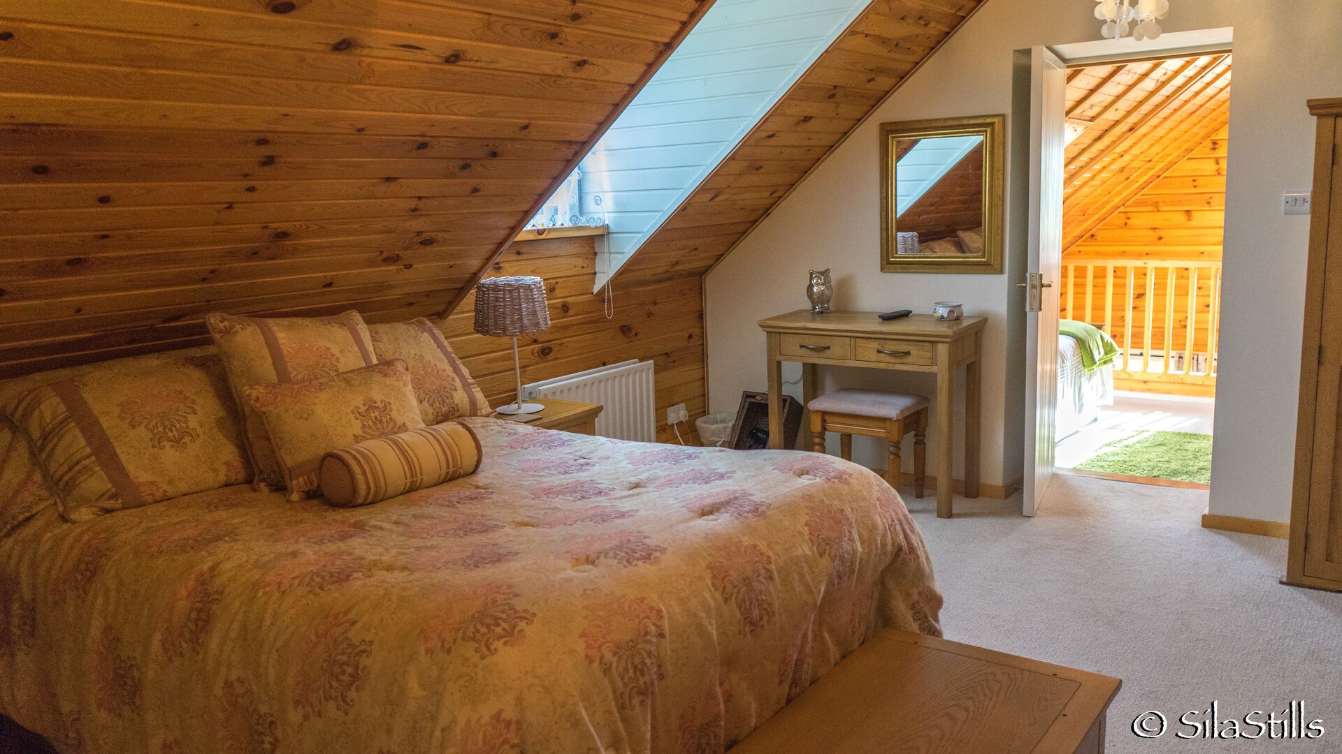 Luxury Cabin with  private use of outdoor Hot-tub and views of Strangford Lough 