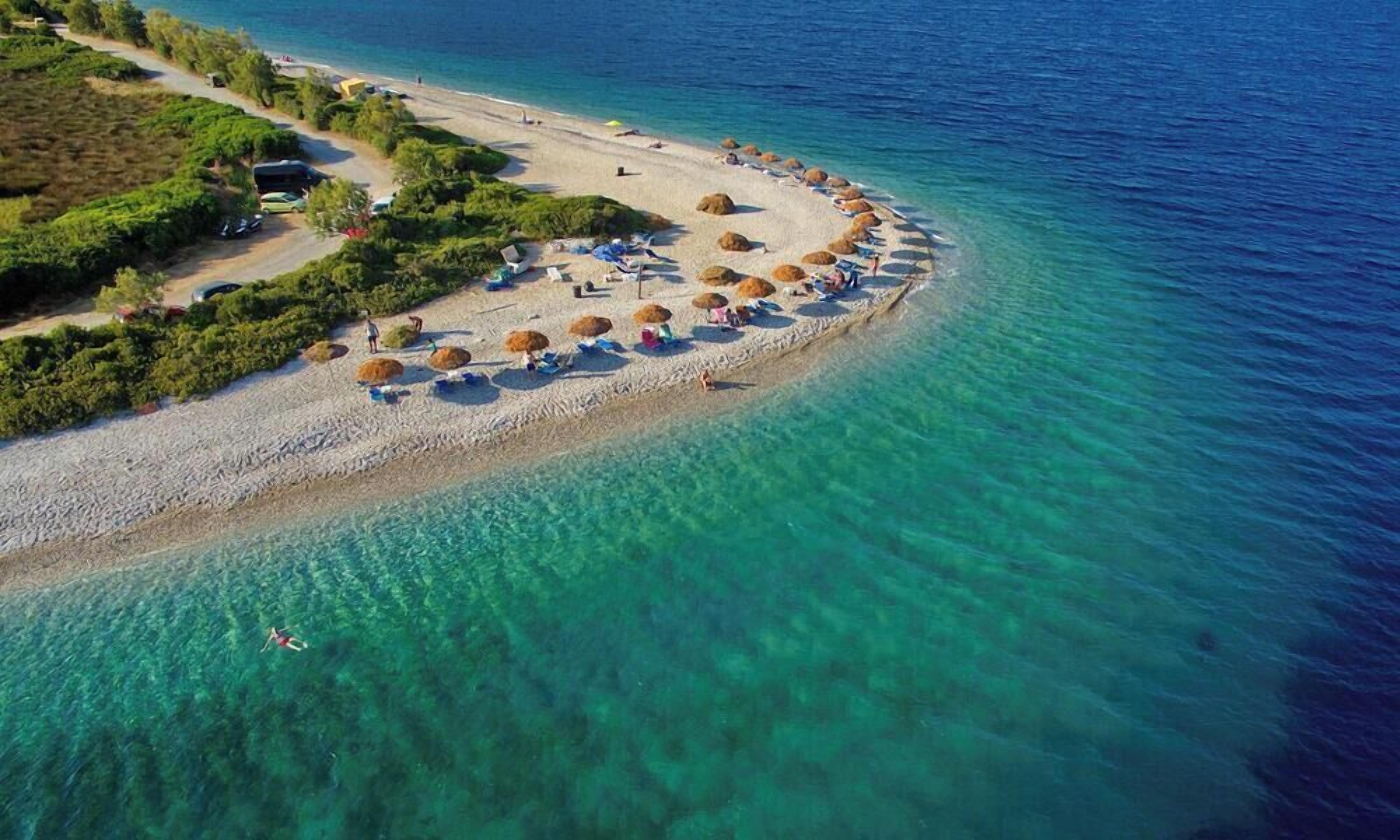 Agios Dimitrios beach.
