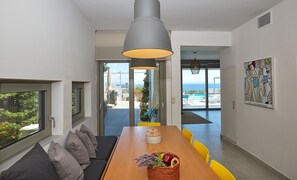 Dining - New Sea Side Villa with private pool and great views. Amazing for families (Pefkali)