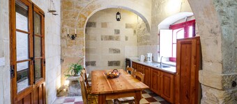 Gozo, semi detached farmhouse with sunny terraces and free internet access.