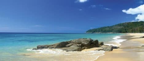 Sun loungers, beach towels