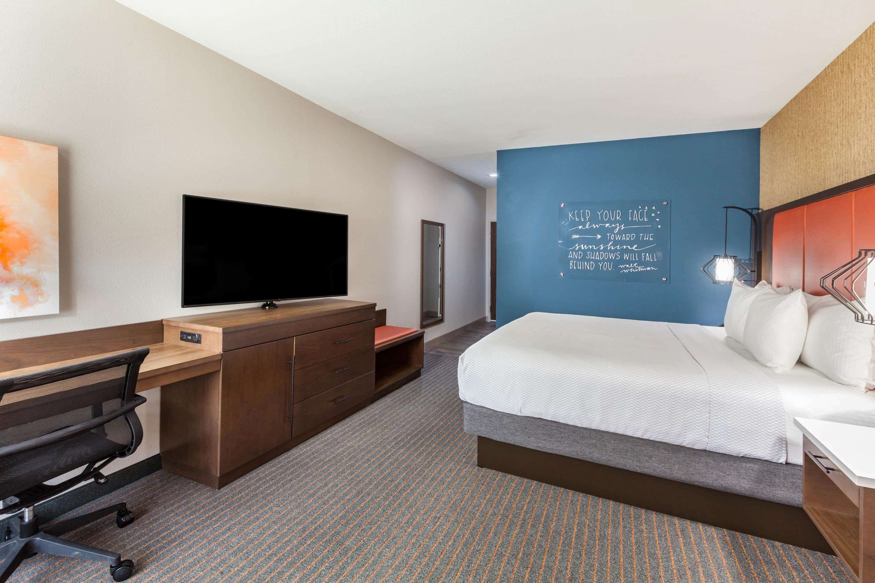 pillow-top beds, desk, iron/ironing board, wifi