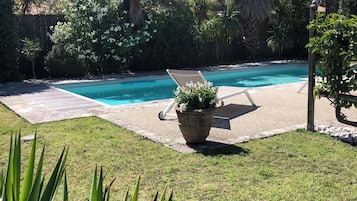 Piscine extérieure, piscine chauffée