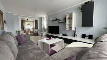 Smart-TV, DVD-Player, Bücher, Videothek
