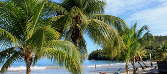 Nice apartment in a quiet resort with pool only 50m from the beach.