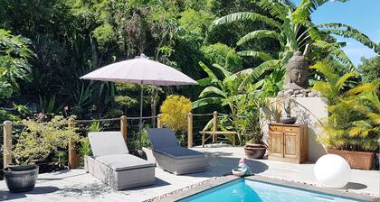 Bohemian villa with pool (heated in winter) not overlooked