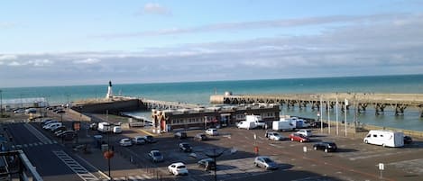 Third-party on-site parking, car recommended