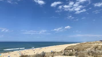 Vlak bij het strand