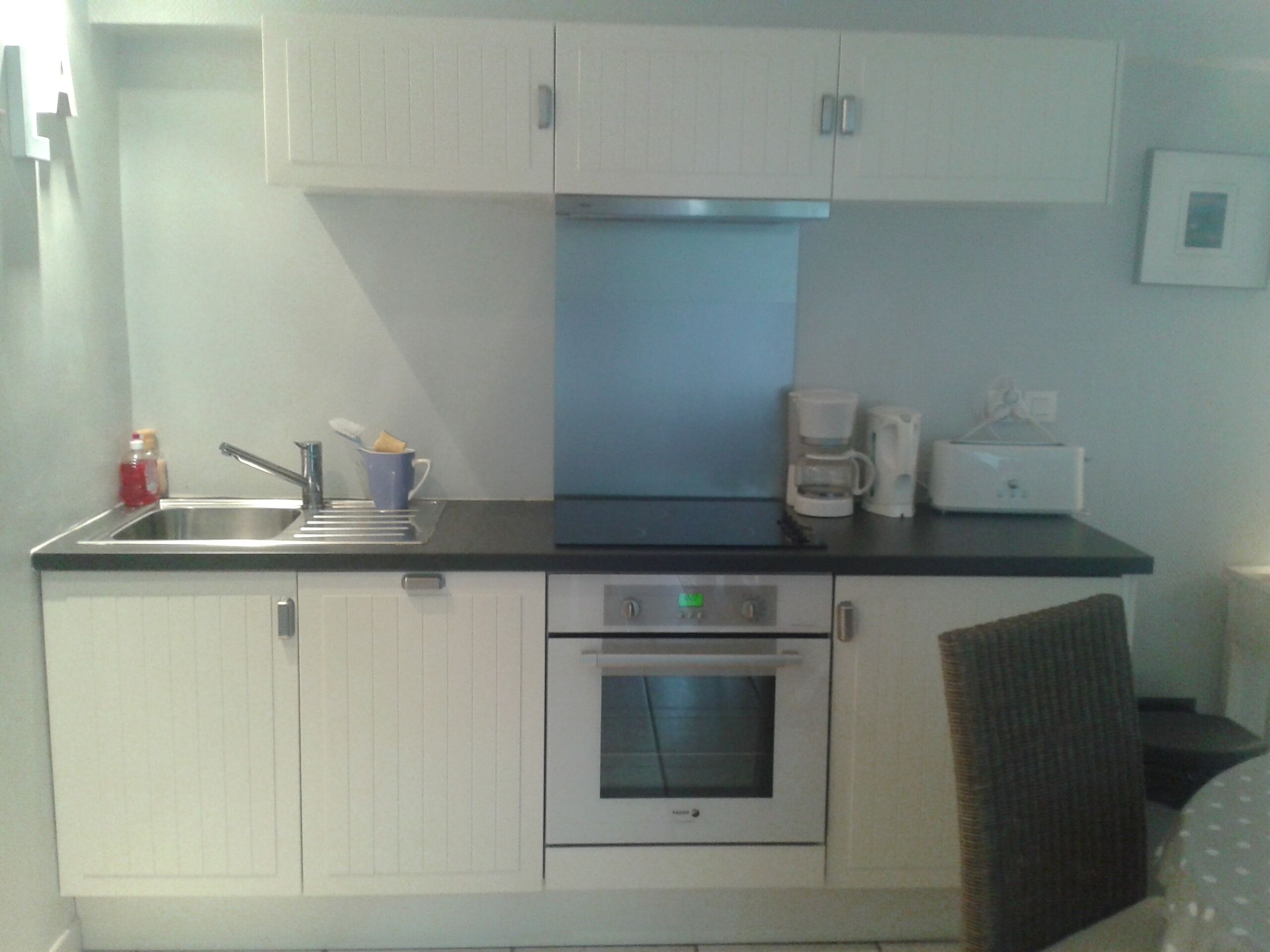 Ground floor apartment with terrace in private garden