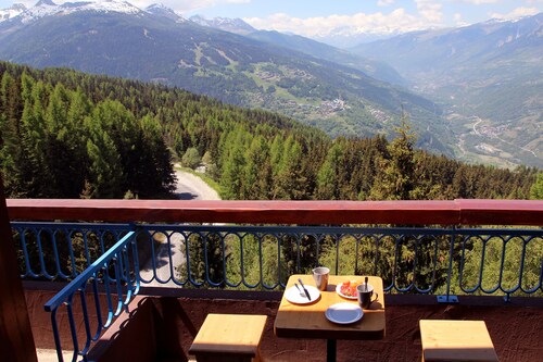 Les Arcs 1800- Luxury duplex for 8 people- Panoramic view-near ski lifts