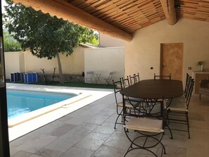 Outdoor pool - Completely renovated house (Oppède)
