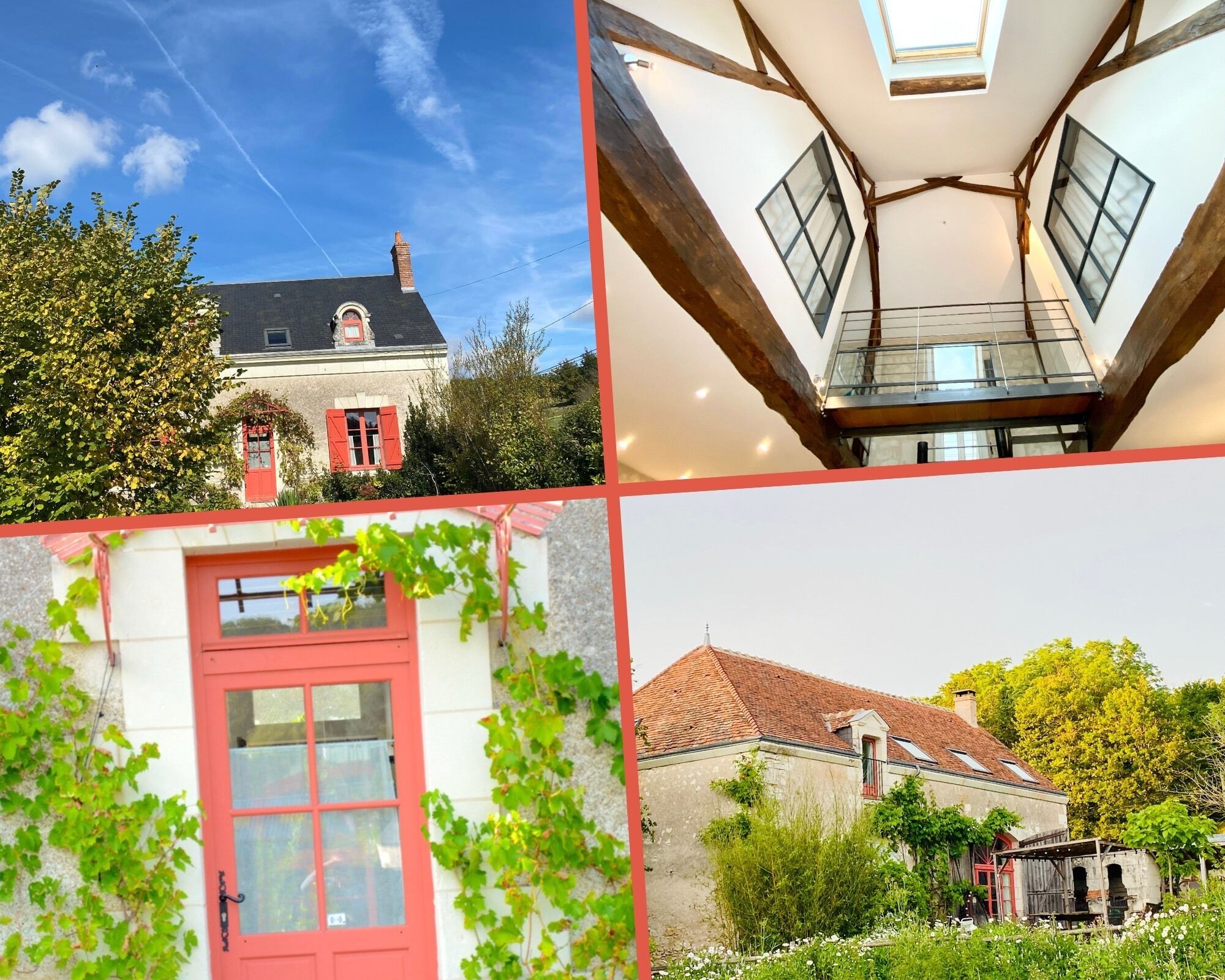 Charming cottages (4 stars) Near the Chateaux of the Loire Zoo Beauval and