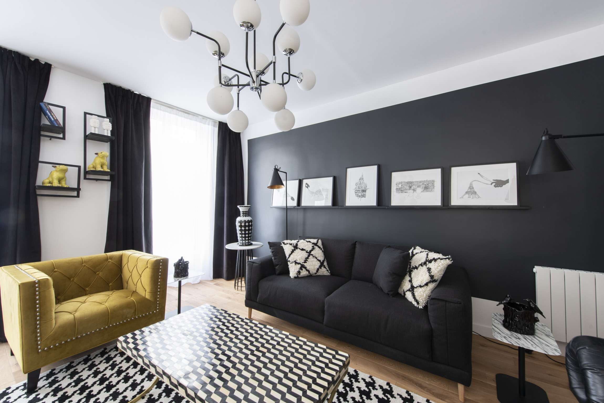 TV, DVD player, stereo