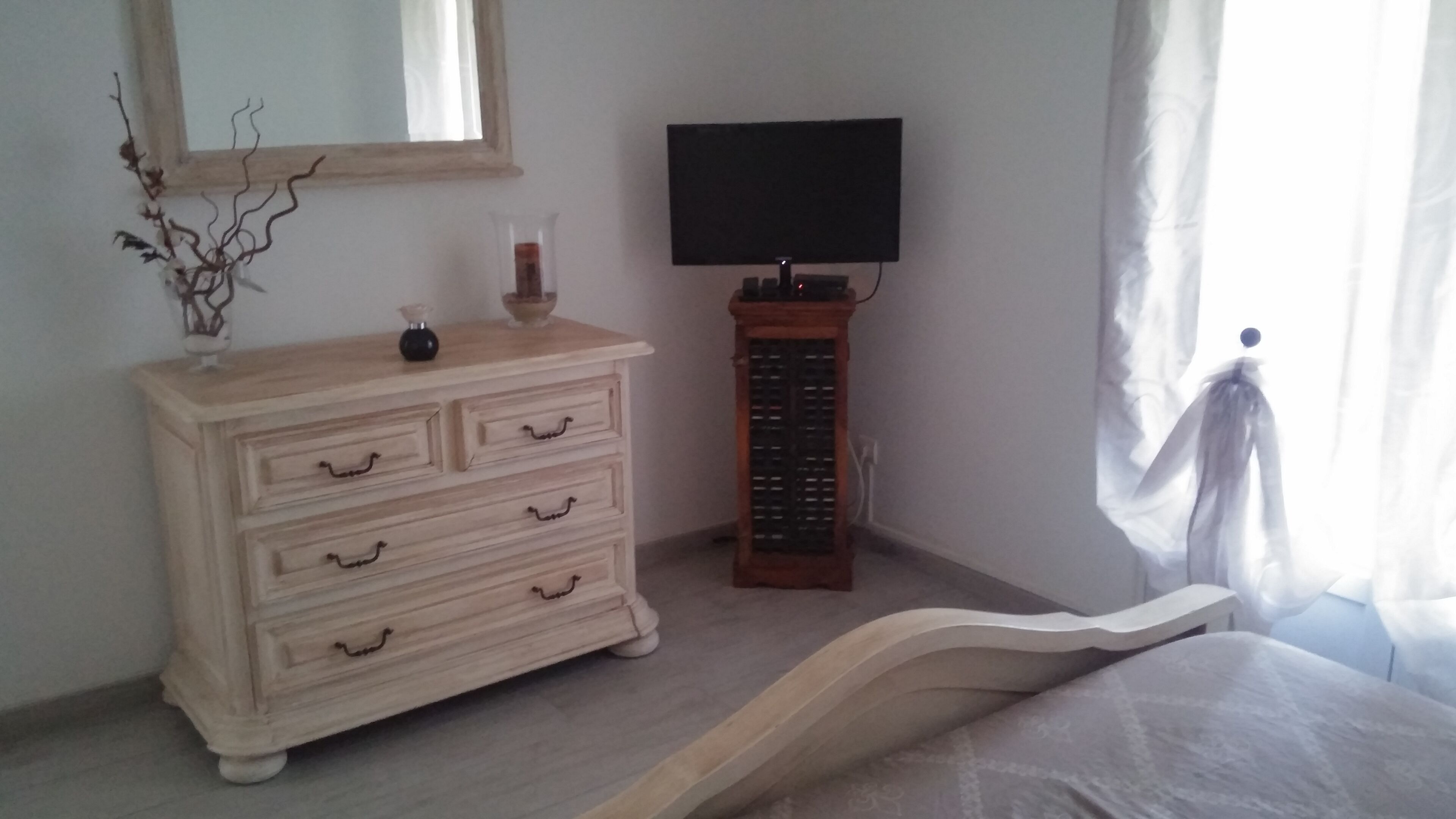 Room with private bathroom, swimming pool