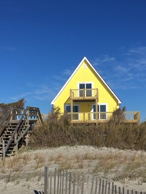 Exterior - Oceanfront - Sunny inside and out! (Holden Beach)
