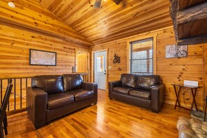 Smart TV, fireplace, video games