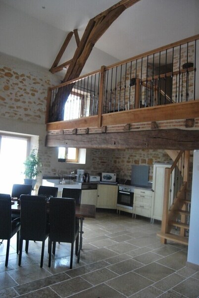 Cottage 5/7 people between Nièvre and Cher (halfway between Nevers and Bourges)