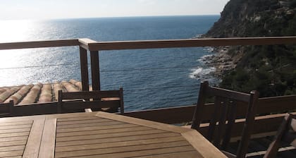 En face ...rien que la mer..