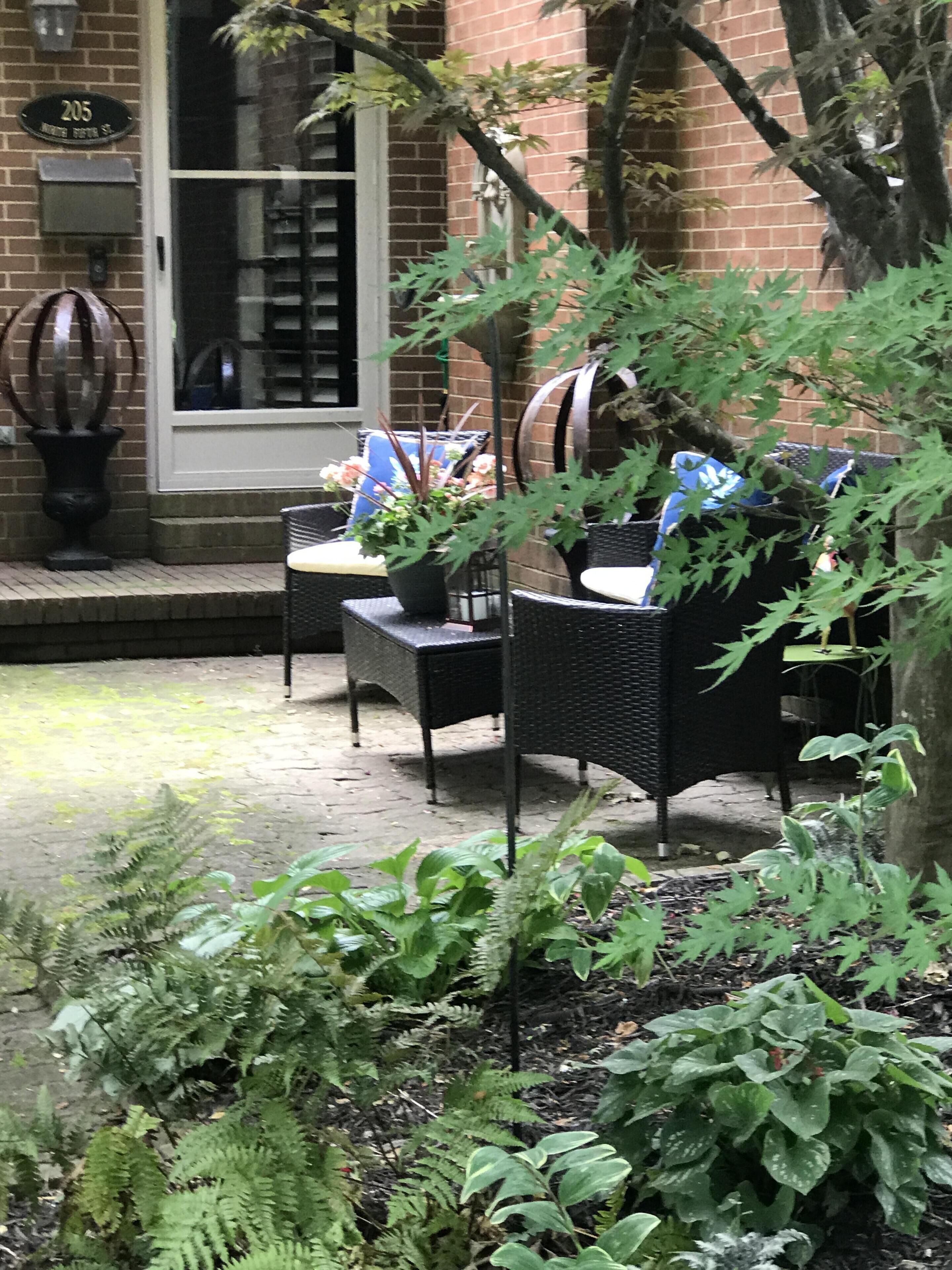Front courtyard