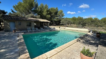 AuĂenpool, beheizter Pool