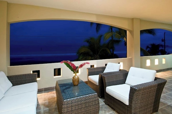 Master bedroom balcony area