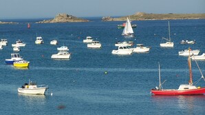 Un puerto deportivo con varias embarcaciones amarradas.
