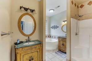 Shower, towels