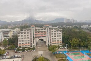 Udsigt fra overnatningsstedet