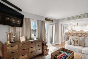 Flat-screen TV - Gulf View 3BR at Pinnacle Port | Walk-Out Beach Access + Sleeps 8 (Panama City Beach)