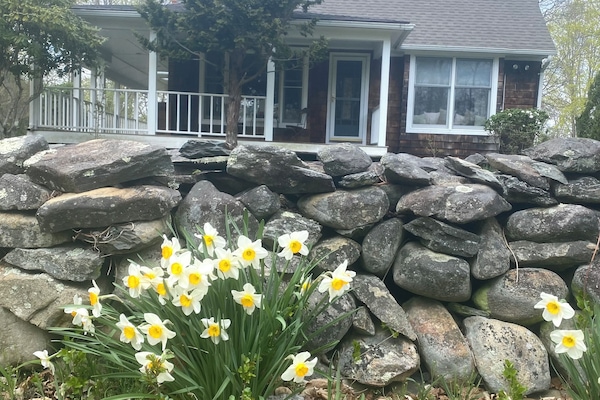 Windward Cottage, on a cool crisp spring morning.