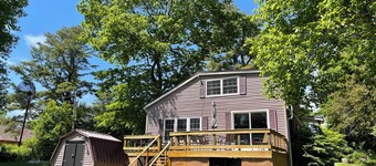 3 Bedroom year round lakefront home on Three Mile Pond with private dock