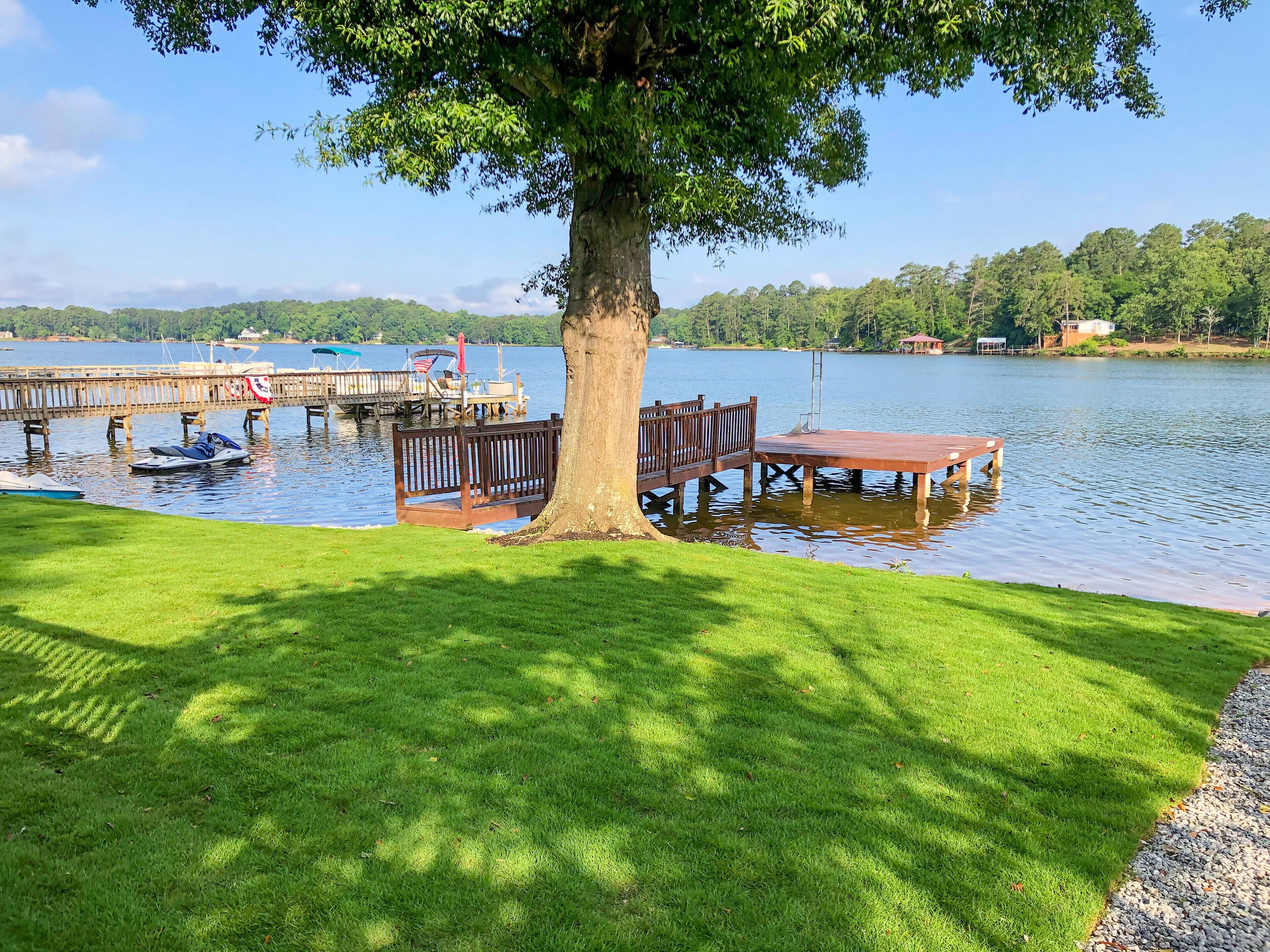 Big Water Sunset Views w/ Dock, Ramp, & Lawn!