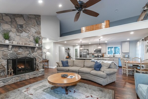 Smart TV, video games, stereo