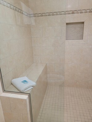 Shower, towels