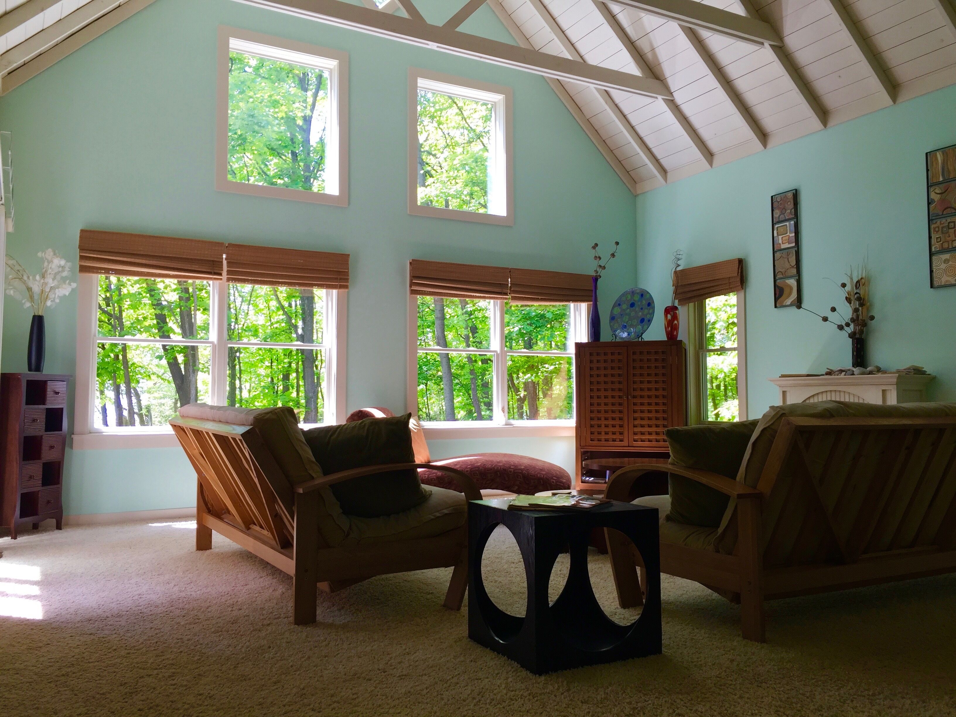 OPEN ALL YEAR! Waterfront! OVERLOOKING LAKE MICH! Newer Home! SUNSETS! 