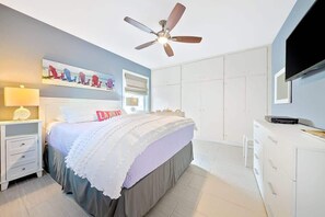 1 habitación, tabla de planchar con plancha, cuna de viaje y wifi 