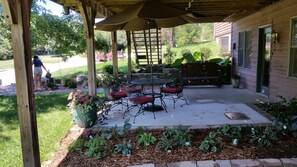 Private patio